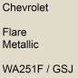 Preview: Chevrolet, Flare Metallic, WA251F / GSJ.